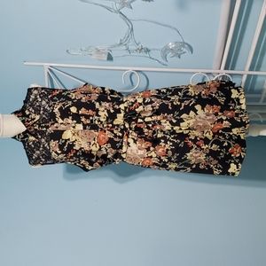 Floral Half Button UpDress